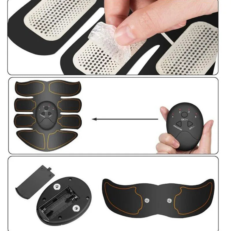 Wireless EMS Buttocks Hip Trainer ABS Slimming Massager