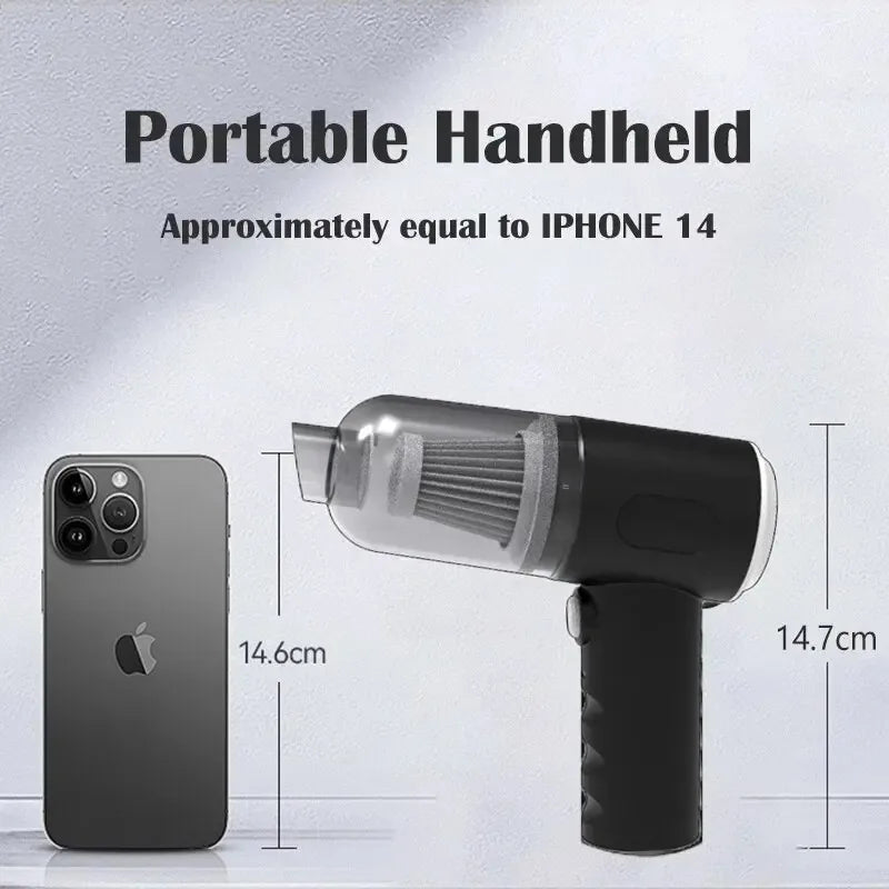 Compact Wireless Car Vacuum Cleaner