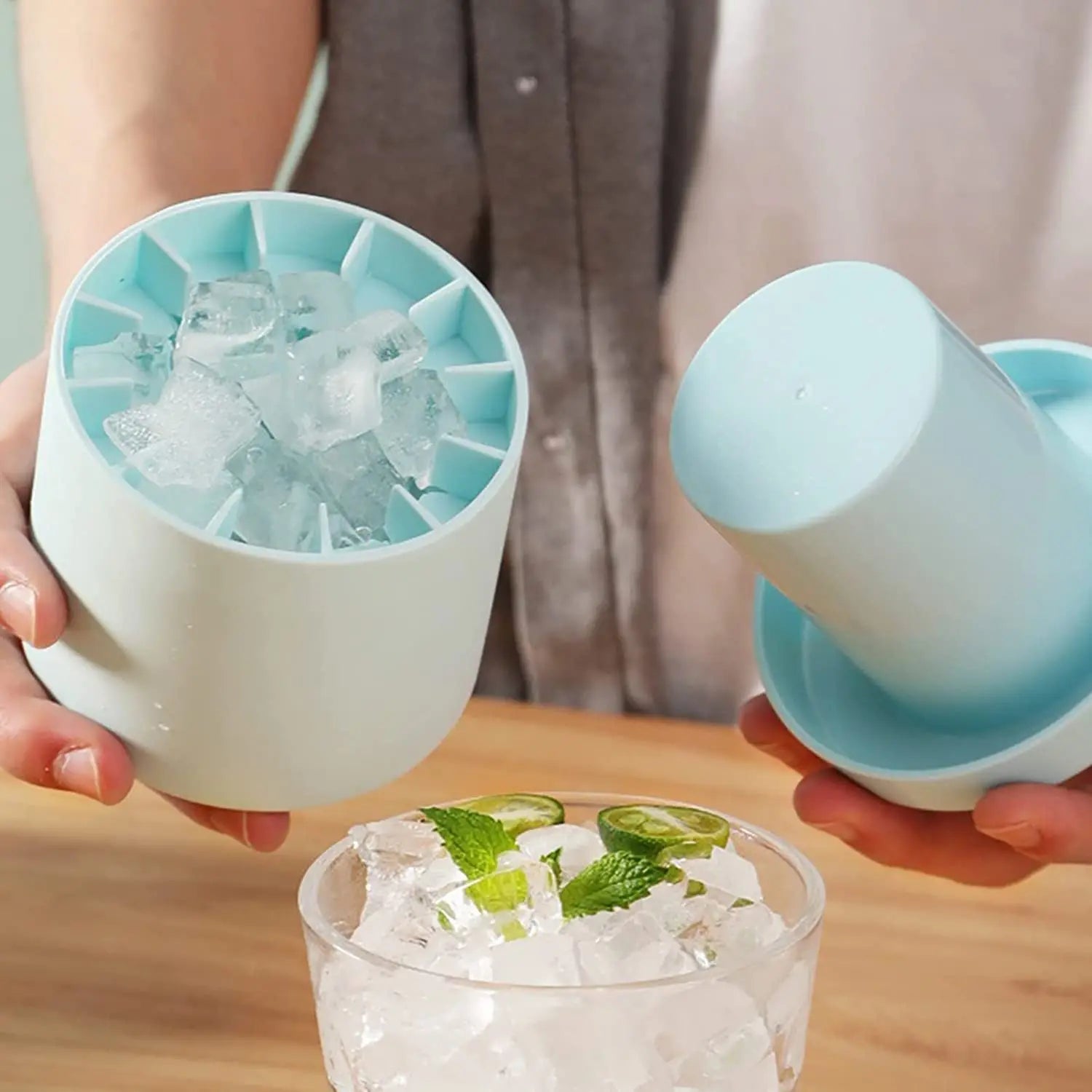 Round Silicone Ice Cube Maker