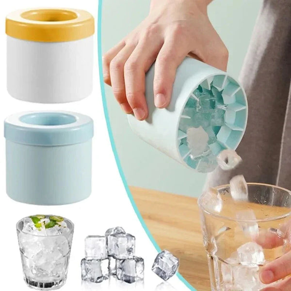 Round Silicone Ice Cube Maker